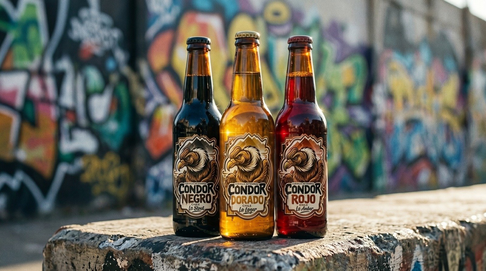 Cóndor Negro — campaña de lanzamiento de cerveza artesanal generada con IA por Dos Players